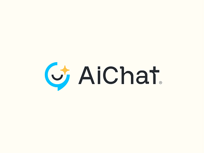 AiChat Logo Design ai aichat brand identity branding chat chat bubble chatting connection conversation logo logo design message monogram robot startup symbol talk tech technology visual identity