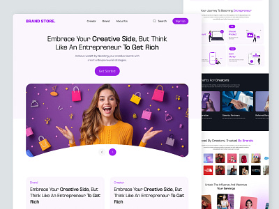 Marketplace Landing page design a clean modern dribbble ecommerce figma landing page design landingpage marketplace modern products prototyping ui uiux web design websitedesign wireframing