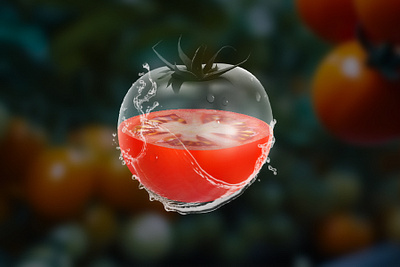 Transparent tomato