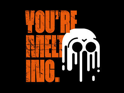 You're Melting! acid witch branding design graphic design halloween horror illustration scary spooky witch