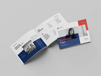 Business Plan Template Landscape agency annual report branding brochure business business plan company corporate design flyer graphic design indesign minimal new design proposal white paper