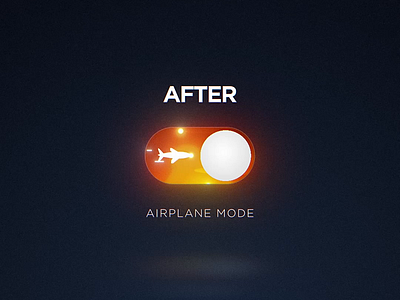 Airplane Mode: Enabled ae after effects animation motion motion design motion graphics ui ui animation