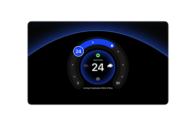 Car Dash Interface Design car car dash dark speed meter ui