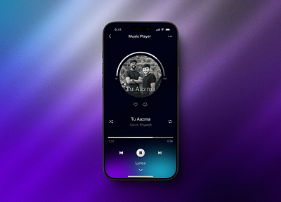 Music Player UI app design figma foryou ui ux