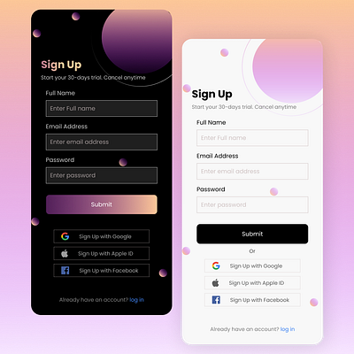 Challenge #001 Sign-Up Page branding dailyui design ecommerce website figma graphic design illustration log in logo mobile design sign up ui ui design ui designer ui tool ui ux user experience user interface ux