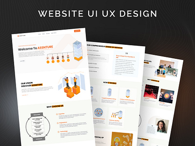 Landing Page UI UX Design app app design branding design graphic design illustration landing page design logo mobile app design ui ui ux desin website design