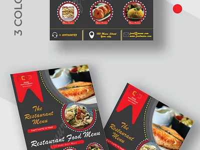 restaurant food menu flyar flyar food menu flyer graphic design logo restaurant menu flyer ui