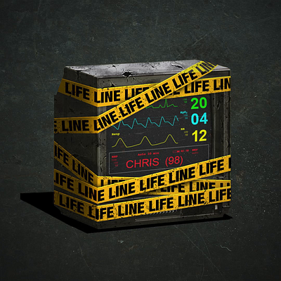 Life Line adobe photoshop album cover graphic design