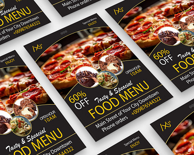 Fort menu flyer foodpandaflyer graphics design logo restaurant fort menuflyer