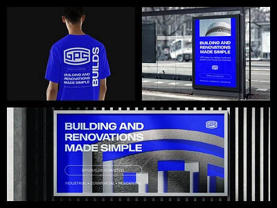 GPS BUILDS IDENTITY billboard brand brand identity brand sheet branding business card envelope graphic design identity logo logo mark logotype map motion graphics poster print print design stationery tape visual identiy