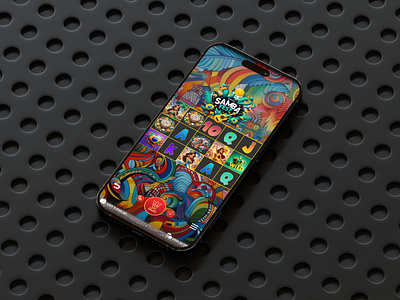 Samba Fest Slot Game animation app betting branding casino design gambling game design gaming graphic design illustration logo motion graphics slot game slots typography ui ui design ux vector