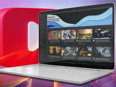 Youtube Desktop Ui Design figma graphic design logo motion graphics prototype ui ui ux user interface youtube ui
