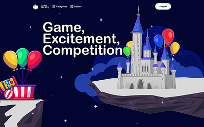 Game Palace design graphic design ui ux