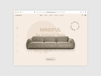 Furniture CTA section cta daily dailyui design ecommerce furniture graphic design ui uidesigner