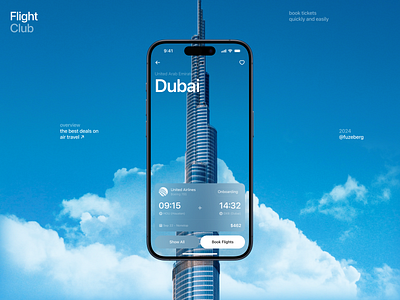 Flight Club app booking club flight ios mobile tickets ui ux