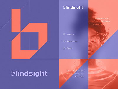 Blindsight Logo Concept II ai biotech blockchain branding crypto design gradient icon identity illustration lettering logo medtech saas tech