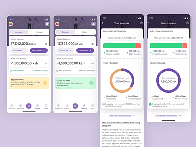 Finance - Honr Retailer App app design bnpl buy now pay later finance loan loan application retail small business smb sme ui ui design uiux uiux design ux ux design