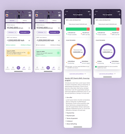 Finance - Honr Retailer App app design bnpl buy now pay later finance loan loan application retail small business smb sme ui ui design uiux uiux design ux ux design