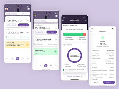 Finance - Honr Retailer App app design bnpl buy now pay later finance loan loan application retail small business smb sme ui ui design uiux uiux design ux ux design