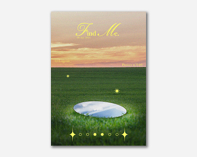 Find Me | Poster 040 calm chill design graphic design landscape nature noise poster