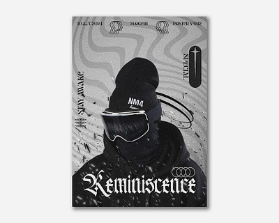 Reminiscence | Poster 042 black black and white design graphic design noise poster street white