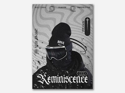 Reminiscence | Poster 042 black black and white design graphic design noise poster street white