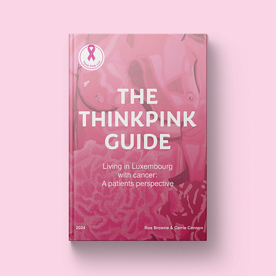 Book Cover design for charity Think Pink book bookdesign bookdesigner cover coverdesign designer graphic graphic design