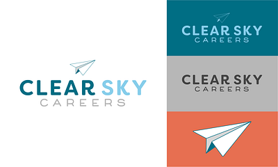 Clear Sky Careers Brand Development and Logo Design brand development branding concept design design graphic design illustration logo logo design vector