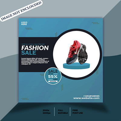 Fashion Social Media Post Template Design for Instagram | Banner adsbanner banner fashion graphic design illustrator motion graphics photoshop poster