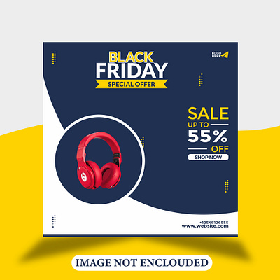 Headphone social media post template | Banner animation banner graphic design headphone illustrator motion graphics photoshop poster