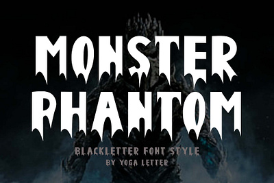 Monster Phantom beautiful branding christmas design font font design graphic design halloween handwritten horror illustration logo santa ui