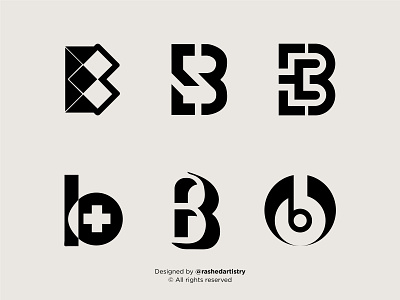 Lettermark B Logo Exploration b branding design designinspiration dribble geom graphic design letter b lettermark logo logo logo design logochalange logoexploration minimal design minimalist modern monogra rashedartistry typographic typography