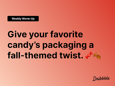 Give Your Favorite Candy's Packaging a Fall-Themed Twist 🍬 branding candy candy packaging community design dribbble dribbbleweeklywarmup fall packagin prompt weekly warm up