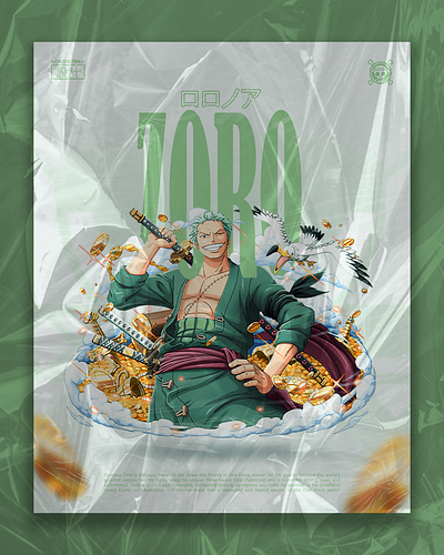 Zoro | Art art designer graphic design illustration mascimo onepiece zoro