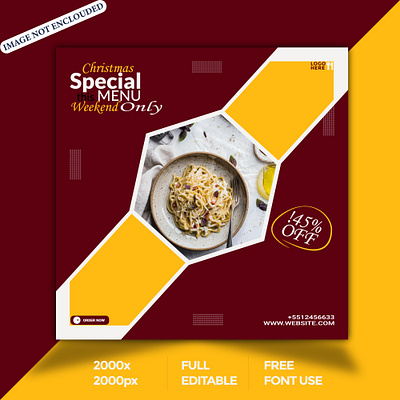 Special burger social media post template | Banner ads banner design graphic design illustrator motion graphics offer poster special