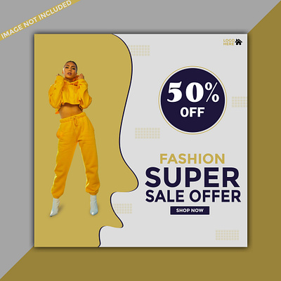 Summer-fashion-sale-Instagram-post-template | Banner ads banner design graphic design illustration illustrator motion graphics offer poster