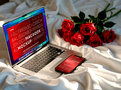 Macbook + iPhone / Free download free freedownload gratis iphone macbook mockup