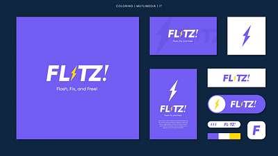 FLITZ! Logo: Electrical Company Logos branding design electrical graphic design illustration lettermark logo typography vector visual