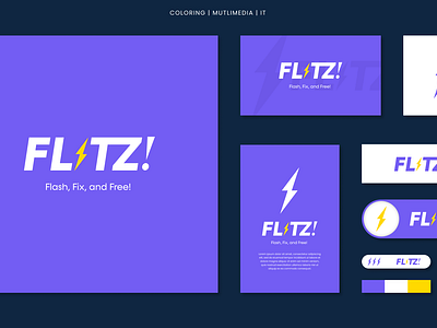 FLITZ! Logo: Electrical Company Logos branding design electrical graphic design illustration lettermark logo typography vector visual