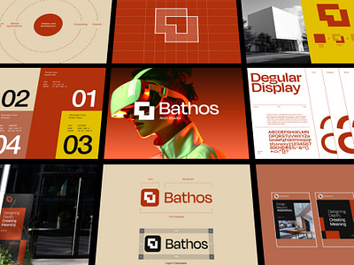 Bathos - Arch Studio Brand Guidelines arch architect brand brand guideline brand guidelines branding building colors concept font logo logos social media