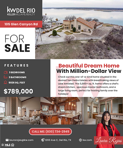 Home For Sale Realty Print/Social Media Design advertising design home for sale marketing real estate realtor social media