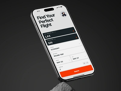 Flight Booking Mobile App air airline airplane app booking concept ecommerce figma flight flight booking interface tutorial ui ui design uiux