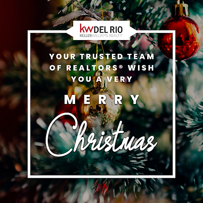 Real Estate Christmas Holiday Social Media Post advertising agent christmas design holiday marketing real estate realtor social media