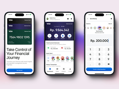 FinSavvy - Finance Mobile App 3d animation branding button card dribbble finance financial graphic design homepage logo money motion graphics ui uidesign uiux ux uxdesign visa