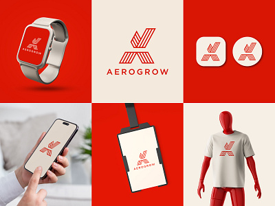 AeroGrow Logo - Business Company Logo Design aerogrow logo brand identity branding business agency logo business logo company logo company profile design grow logo letter a logo logo logo design logo mark minimalist logo modern logo monogram startup logo symbol technology logo