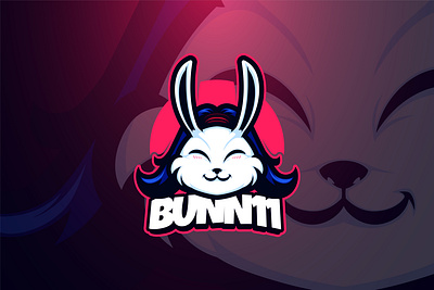 Cute Bunny rabbitlogo