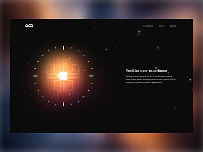 Web3 planet concept 3 clean darkmode design ui ux web