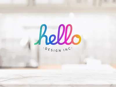 Hello - Design Media Company - Logo Design - Branding 3d animation branding design graphic design logo logo design motion graphics ui