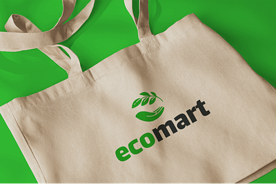 Ecomart Retail Store - Logo design - Tejaswi Samrat 3d animation branding design graphic design logo logo design motion graphics ui