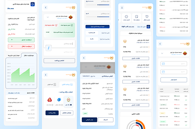 Melli Bank Investment Mobile Dashboard